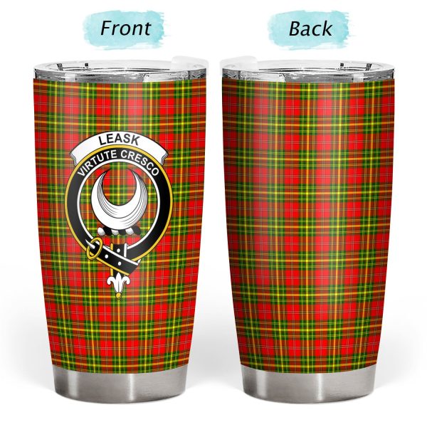 Leask Tartan Crest Tumbler Online Sale - Image 3