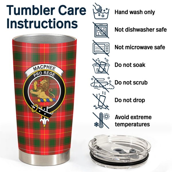 MacPhee Modern Tartan Crest Tumbler Online Hot Sale - Image 4