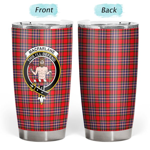MacFarlane Modern Tartan Crest Tumbler Discount - Image 3