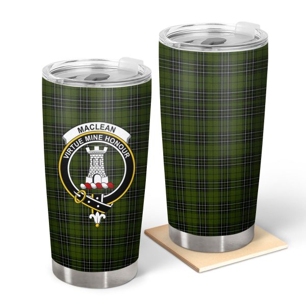 MacLean Hunting Tartan Crest Tumbler Cheap