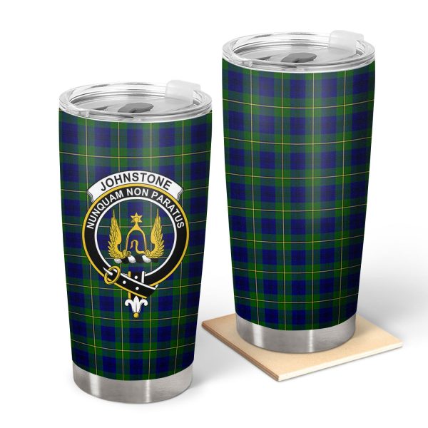 Johnstone Modern Tartan Crest Tumbler Cheap