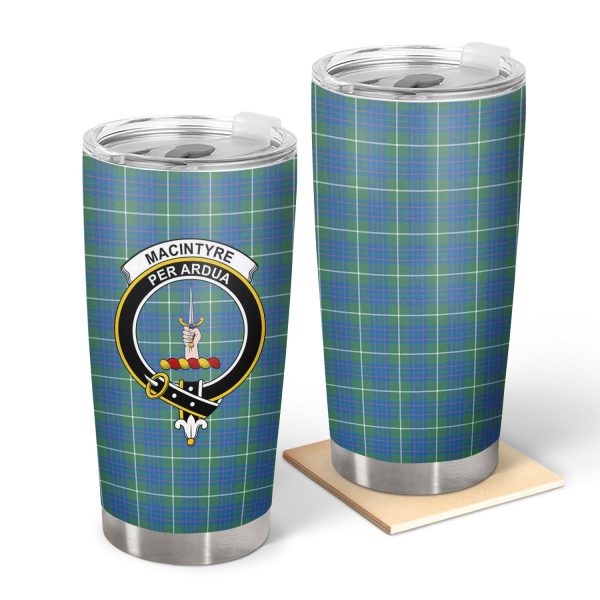 MacIntyre Hunting Ancient Tartan Crest Tumbler Supply