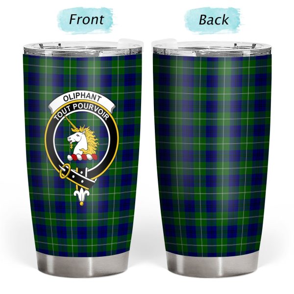 Oliphant Modern Tartan Crest Tumbler For Discount - Image 3
