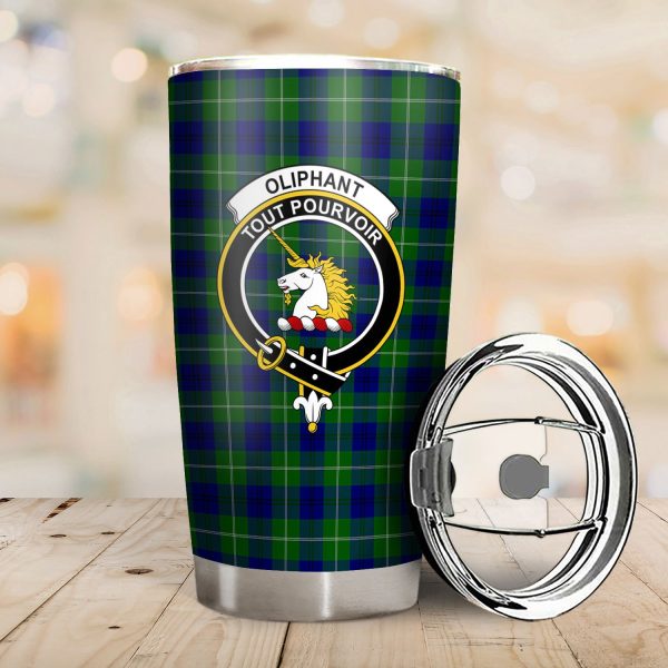 Oliphant Modern Tartan Crest Tumbler For Discount - Image 2