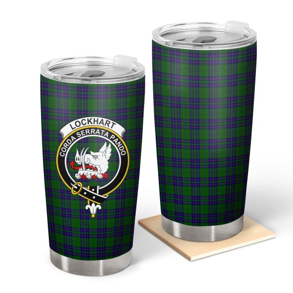 Lockhart Modern Tartan Crest Tumbler Hot on Sale