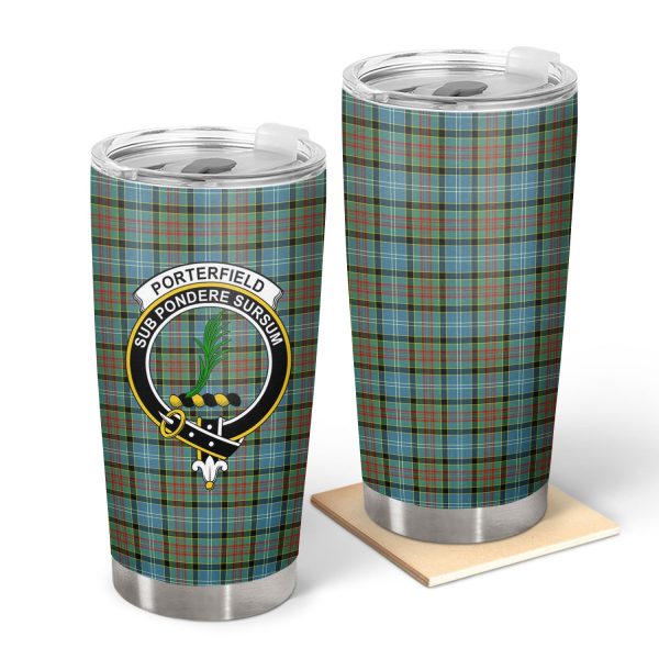 Porterfield Tartan Crest Tumbler Online Hot Sale
