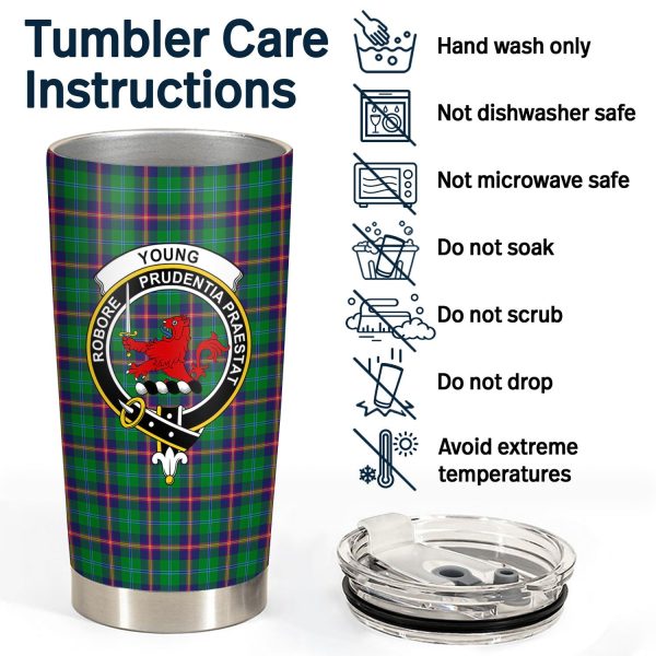 Young Modern Tartan Crest Tumbler Fashion - Image 4