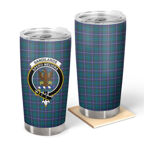 Sandilands Tartan Crest Tumbler For Sale