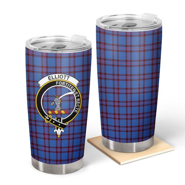 Elliott Modern Tartan Crest Tumbler For Discount