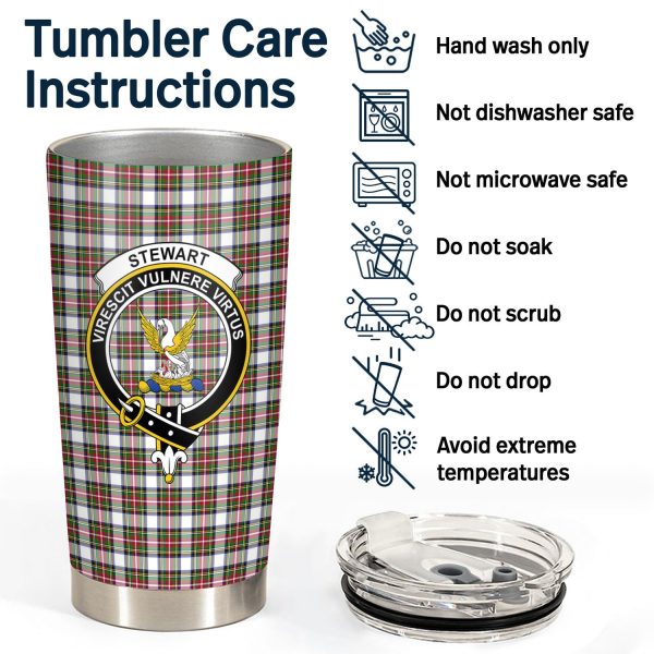 Stewart Dress Modern Tartan Crest Tumbler Online - Image 4