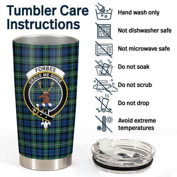 Forbes Ancient Tartan Crest Tumbler Sale - Image 4