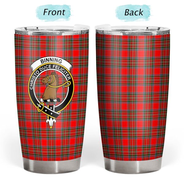 Binning (of Wallifoord) Tartan Crest Tumbler Hot on Sale - Image 3