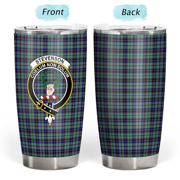 Stevenson Tartan Crest Tumbler Hot on Sale - Image 3