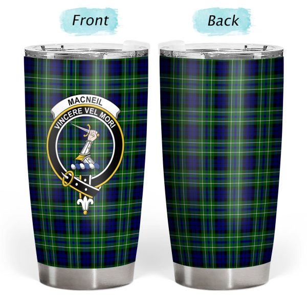 MacNeil of Colonsay Modern Tartan Crest Tumbler Fashion - Image 3