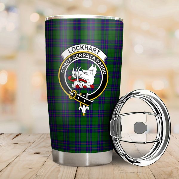 Lockhart Modern Tartan Crest Tumbler Hot on Sale - Image 2