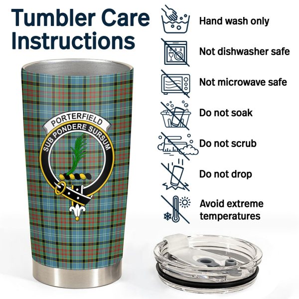 Porterfield Tartan Crest Tumbler Online Hot Sale - Image 4
