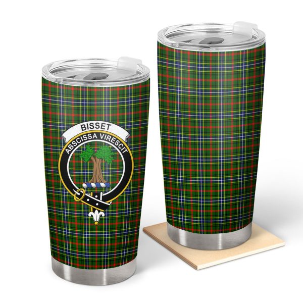 Bisset Tartan Crest Tumbler For Cheap