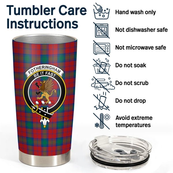Fotheringham Tartan Crest Tumbler Sale - Image 4