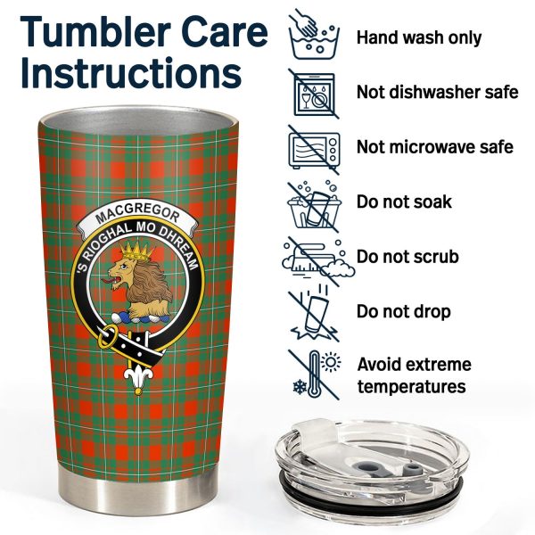 MacGregor Ancient Tartan Crest Tumbler on Sale - Image 4