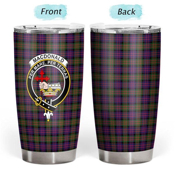 MacDonald Modern Tartan Crest Tumbler Supply - Image 3