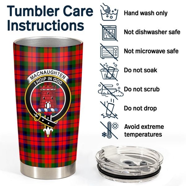 MacNaughten Tartan Crest Tumbler Online - Image 4
