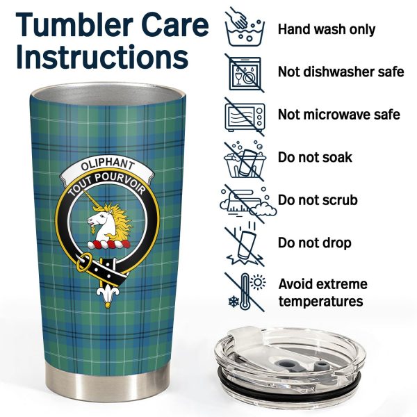 Oliphant Ancient Tartan Crest Tumbler For Discount - Image 4