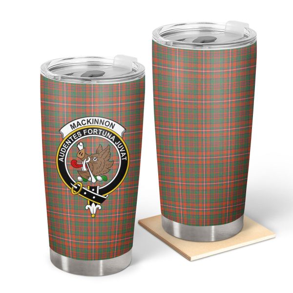 MacKinnon Ancient Tartan Crest Tumbler Online Sale