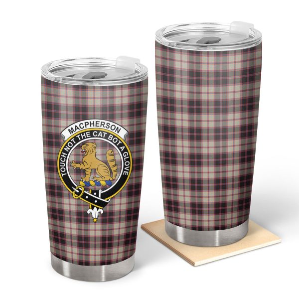 MacPherson Hunting Ancient Tartan Crest Tumbler Online