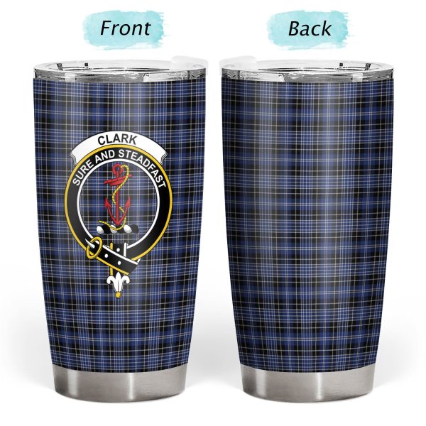 Clark Modern Tartan Crest Tumbler on Sale - Image 3
