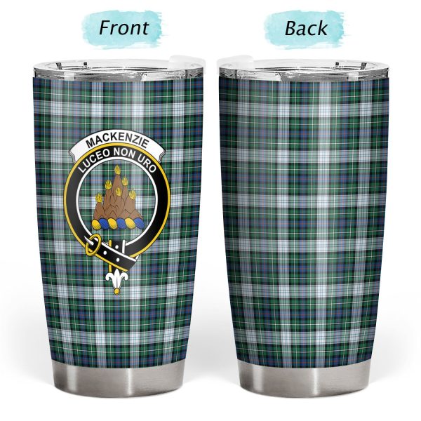 MacKenzie Dress Ancient Tartan Crest Tumbler Discount - Image 3