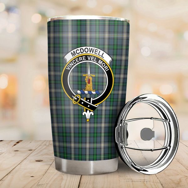 McDowell (MacDowell) Tartan Crest Tumbler Hot on Sale - Image 2