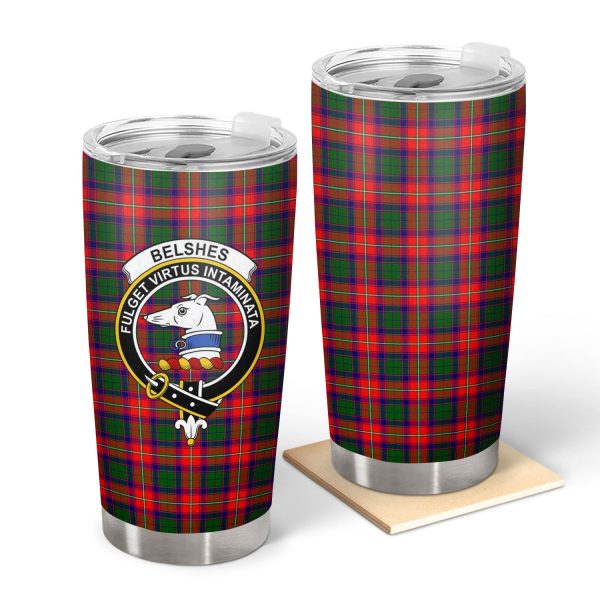 Belshes Tartan Crest Tumbler For Discount